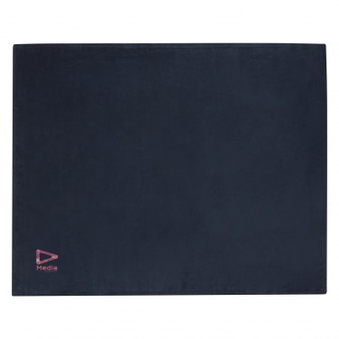 Logo trade promotional products picture of: Lily GRS certified RPET coral fleece blanket