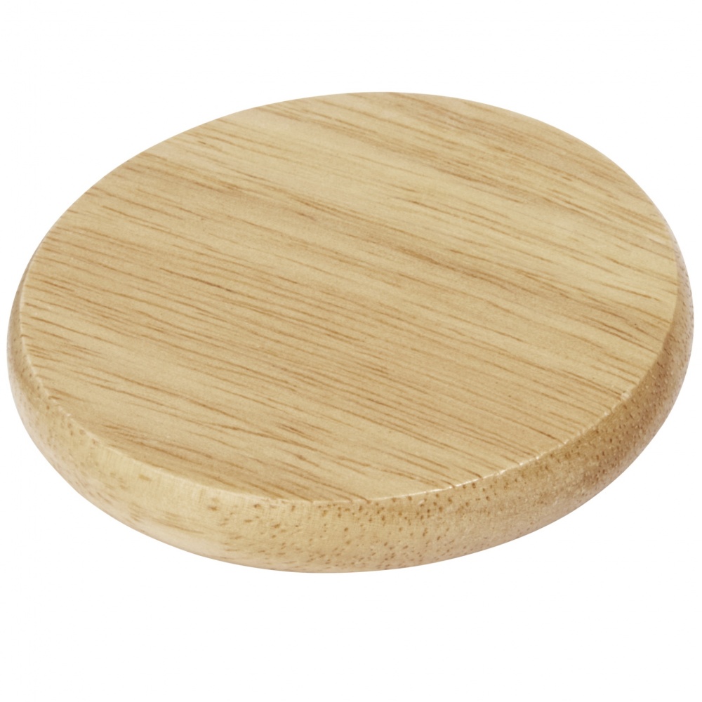 Logo trade corporate gifts image of: Scoll wooden coaster with bottle opener