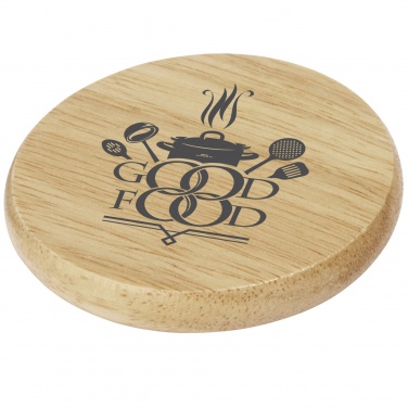 Logotrade promotional merchandise photo of: Scoll wooden coaster with bottle opener