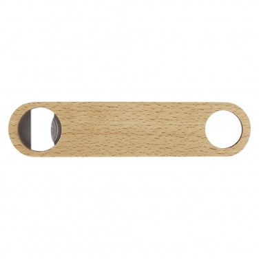 Logo trade promotional gift photo of: Origina wooden bottle opener