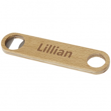 Logotrade promotional merchandise photo of: Origina wooden bottle opener