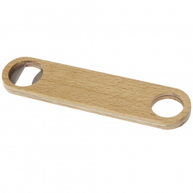 Logo trade promotional giveaways image of: Origina wooden bottle opener