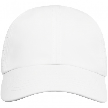 Logo trade promotional giveaways image of: Mica 6 panel GRS recycled cool fit cap