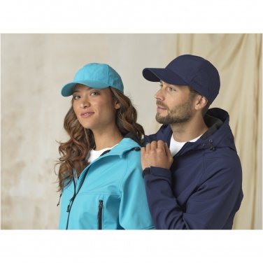 Logo trade promotional gifts picture of: Mica 6 panel GRS recycled cool fit cap