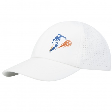 Logo trade promotional items picture of: Mica 6 panel GRS recycled cool fit cap