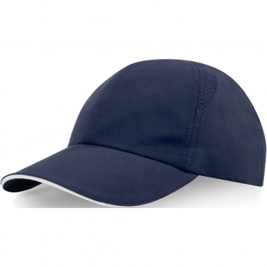 Logo trade corporate gifts picture of: Morion 6 panel GRS recycled cool fit sandwich cap