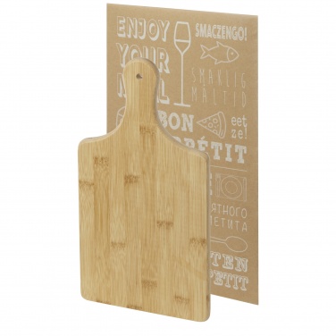 Logo trade promotional item photo of: Quimet bamboo cutting board