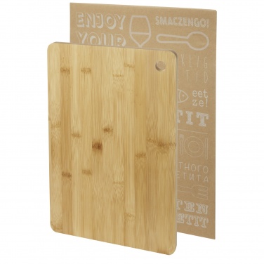 Logotrade promotional giveaway picture of: Harp bamboo cutting board