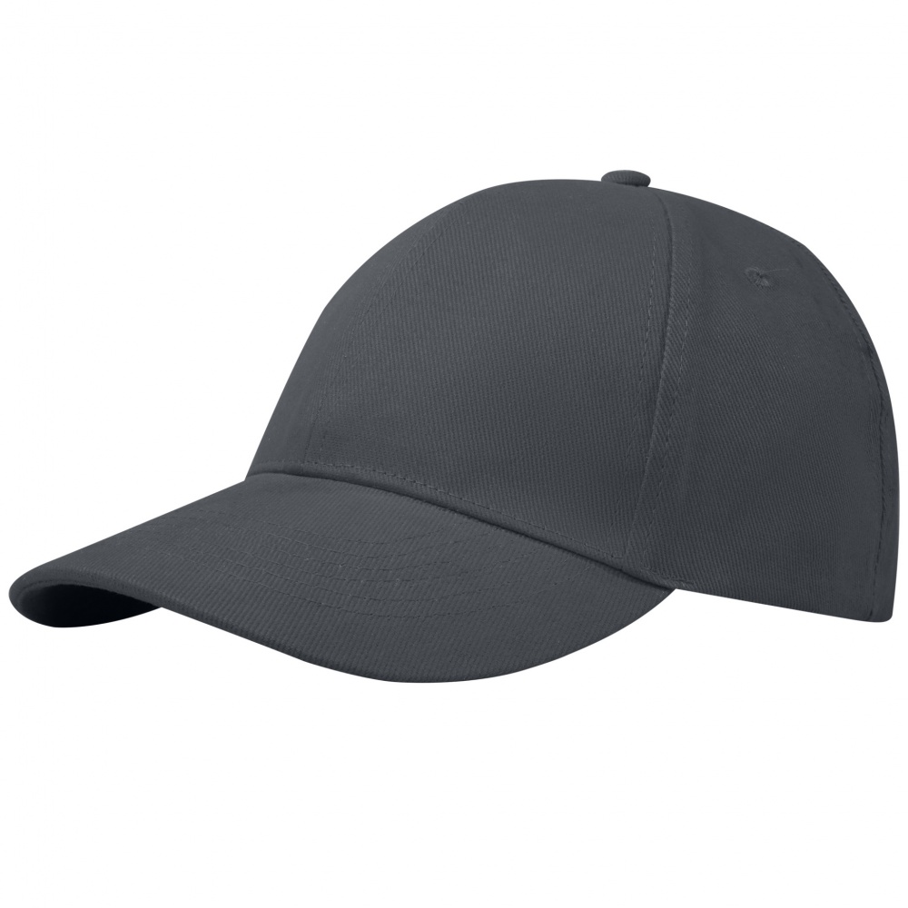 Logo trade promotional gifts image of: Trona 6 panel GRS recycled cap