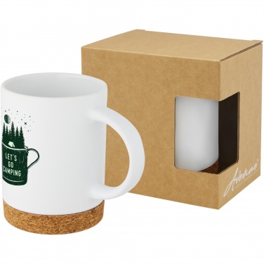 Logo trade advertising products picture of: Neiva 425 ml ceramic mug with cork base