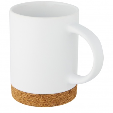 Logotrade promotional giveaway image of: Neiva 425 ml ceramic mug with cork base