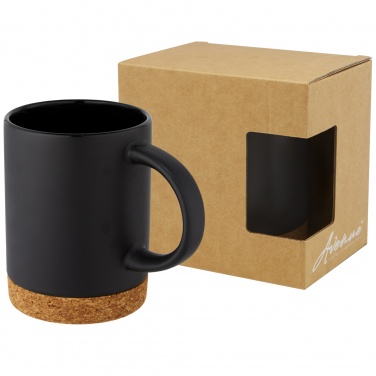 Logotrade promotional giveaways photo of: Neiva 425 ml ceramic mug with cork base