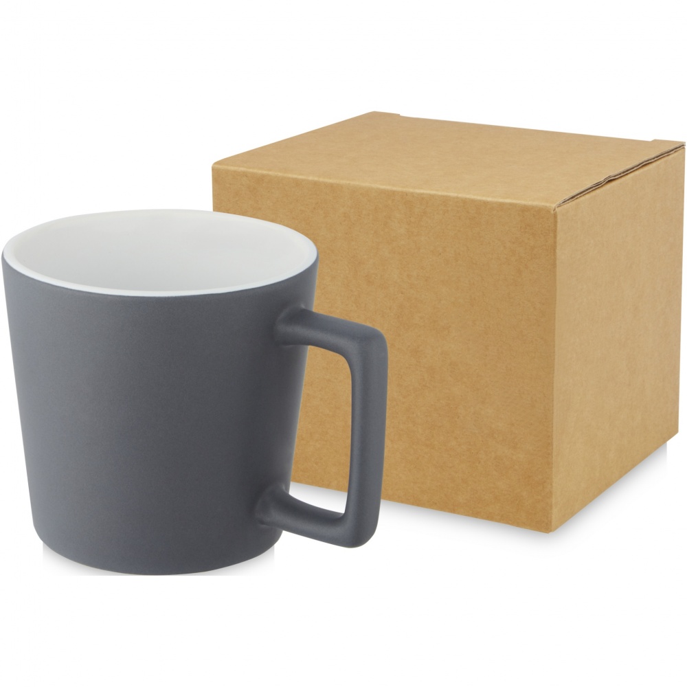 Logo trade promotional product photo of: Cali 370 ml ceramic mug with matt finish