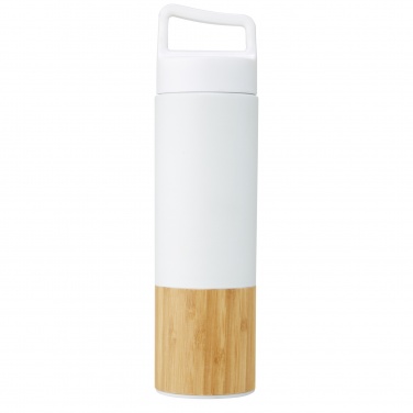 Logo trade promotional merchandise picture of: Torne 540 ml  stainless steel bottle with bamboo outer wall