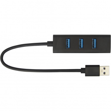 Logo trade advertising product photo of: ADAPT aluminum USB 3.0 hub