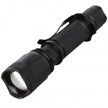 Logo trade corporate gifts image of: Mears 5W rechargeable tactical flashlight