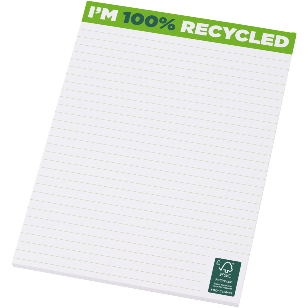 Logo trade promotional merchandise image of: Desk-Mate® A5 recycled notepad