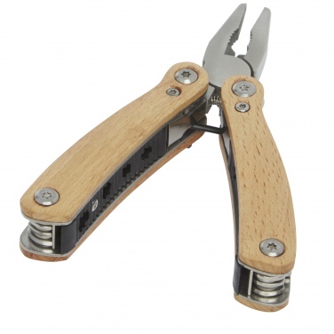 Logotrade promotional gift picture of: Anderson 12-function medium wooden multi-tool