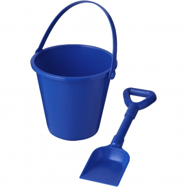 Logo trade promotional products image of: Tides recycled beach bucket and spade