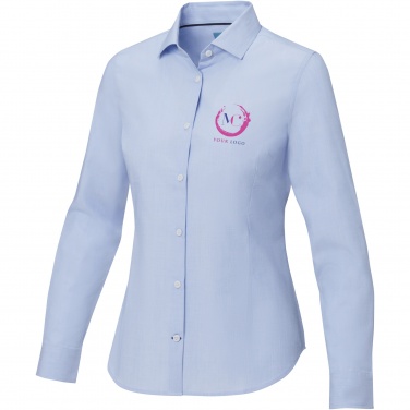 Logo trade promotional items picture of: Cuprite long sleeve women's organic shirt