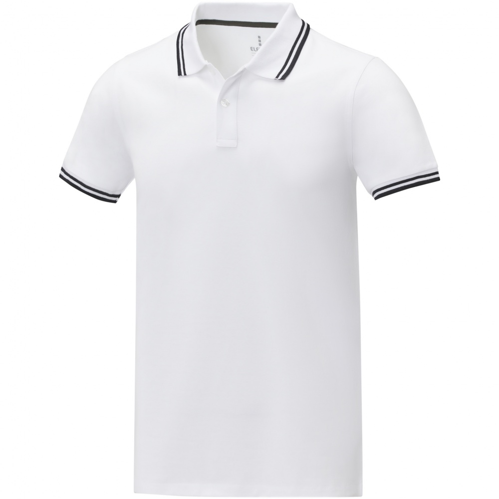 Logo trade promotional gifts image of: Amarago short sleeve men's tipping polo