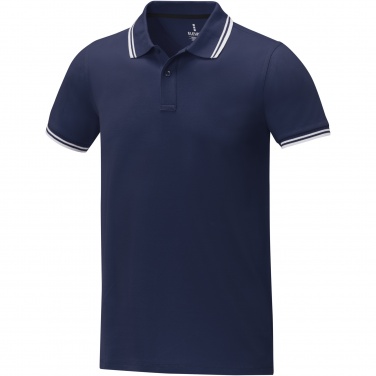 Logotrade advertising products photo of: Amarago short sleeve men's tipping polo