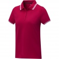 Amarago short sleeve women's tipping polo, Red