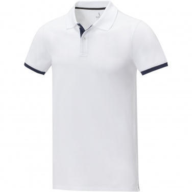 Logo trade promotional giveaway photo of: Morgan short sleeve men's duotone polo