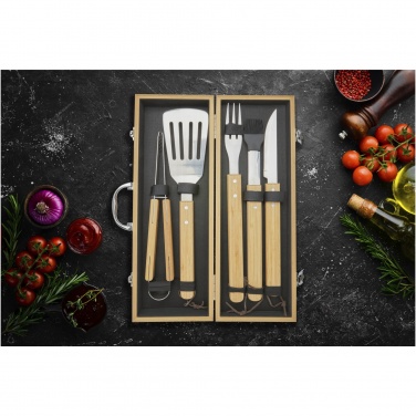 Logotrade promotional giveaway image of: Churras 5-piece BBQ set