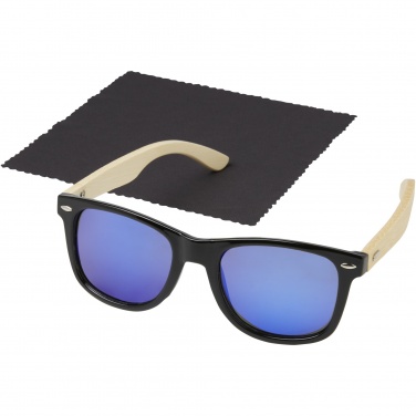 Logotrade advertising product picture of: Taiyō rPET/bamboo mirrored polarized sunglasses in gift box