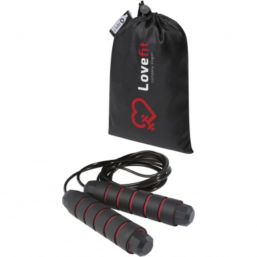 Logo trade corporate gifts image of: Austin soft skipping rope in recycled PET pouch