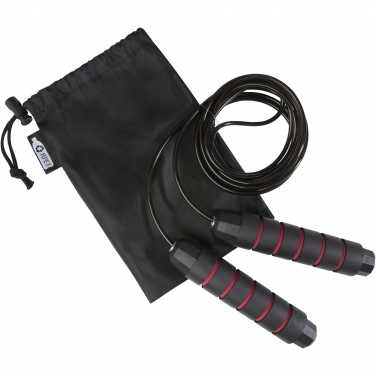 Logo trade promotional gifts picture of: Austin soft skipping rope in recycled PET pouch