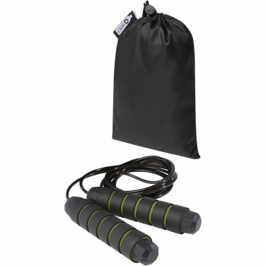 Logo trade advertising product photo of: Austin soft skipping rope in recycled PET pouch