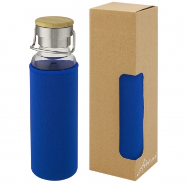 Logo trade promotional items image of: Thor 660 ml glass bottle with neoprene sleeve