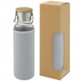 Thor 660 ml glass bottle with neoprene sleeve, Grey