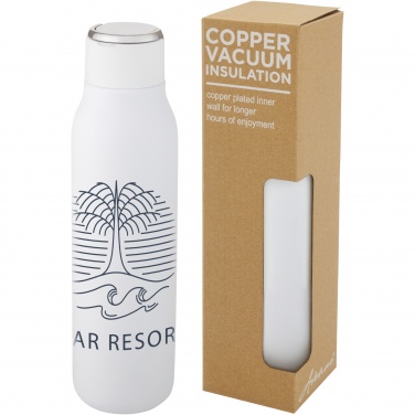 Logotrade promotional item image of: Marka 600 ml copper vacuum insulated bottle with metal loop