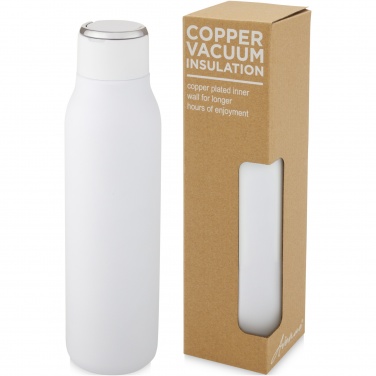 Logotrade promotional merchandise image of: Marka 600 ml copper vacuum insulated bottle with metal loop