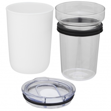 Logotrade promotional merchandise image of: Bello 420 ml glass tumbler with recycled plastic outer wall