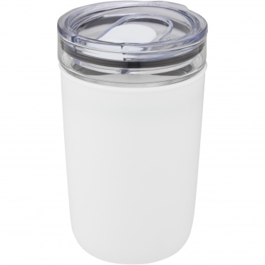 Logo trade promotional items image of: Bello 420 ml glass tumbler with recycled plastic outer wall