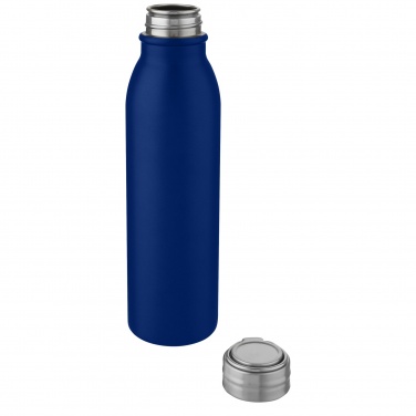 Logo trade advertising product photo of: Harper 700 ml stainless steel water bottle with metal loop