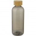 Ziggs 650 ml recycled plastic water bottle, Transparent charcoal