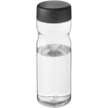 H2O Active® Base Tritan™ 650 ml screw cap water bottle, Transparent clear / Solid black