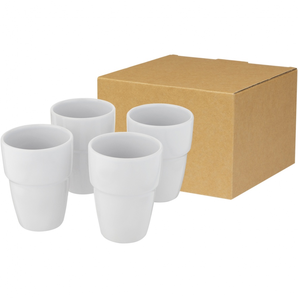 Logotrade promotional merchandise picture of: Staki 4-piece 280 ml stackable mug gift set