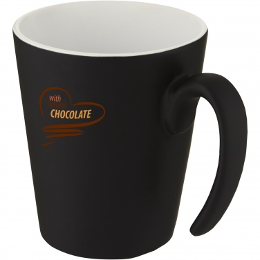 Logo trade advertising product photo of: Oli 360 ml ceramic mug with handle