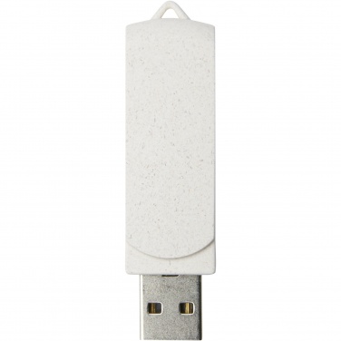 Logotrade promotional item picture of: Rotate 4GB wheat straw USB flash drive