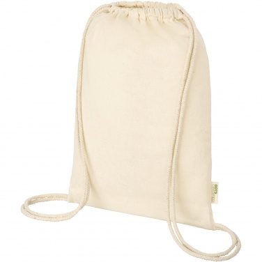 Logotrade promotional giveaways photo of: Orissa 140 g/m² organic cotton drawstring bag 5L