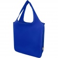 Ash RPET large foldable tote bag 14L, Royal blue