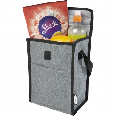 Logo trade promotional products image of: Reclaim 4-can GRS RPET cooler bag 5L