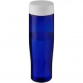 H2O Active® Eco Tempo 700 ml screw cap water bottle, White / Blue