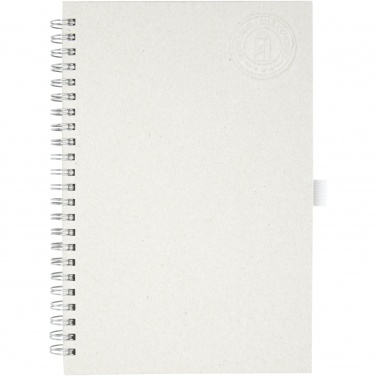 Logotrade promotional merchandise photo of: Dairy Dream A5 size reference recycled milk cartons spiral notebook